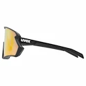 Sport Brille Uvex  Sportstyle 231 2.0 P Black Mat/Mir.Red