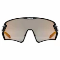 Sport Brille Uvex  Sportstyle 231 2.0 P Black Mat/Mir.Red