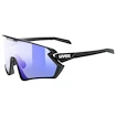 Sport Brille Uvex  Sportstyle 231 2.0 V Black Mat/Ltm.Blue (S5330282204)