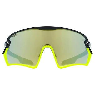 Sport Brille Uvex  Sportstyle 231 Black Lime Mat / Mirror Yellow (S5320652616)