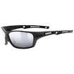 Sport Brille Uvex  Sportstyle 232 P Black Mat / Polavision Mirror Silver (Cat. 3)