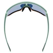 Sport Brille Uvex  Sportstyle 235 Moss Green Grapefruit Mat/Mirror Red (Cat. 2)