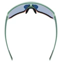 Sport Brille Uvex  Sportstyle 235 Moss Green Grapefruit Mat/Mirror Red (Cat. 2)