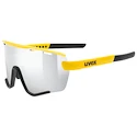 Sport Brille Uvex  Sportstyle 236 Set Sunbee-Black Mat/Mir.Silver Cat. 3 + Cat. 0 (S5330046216)