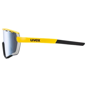 Sport Brille Uvex  Sportstyle 236 Set Sunbee-Black Mat/Mir.Silver Cat. 3 + Cat. 0 (S5330046216)