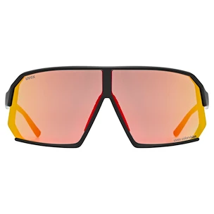 Sport Brille Uvex  Sportstyle 237 Cv Black Matt/Mir.Red (S5330862287)