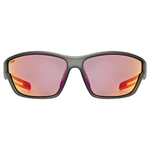Sport Brille Uvex  Sportstyle 806 Smoke Matt/Mir.Red (S5330872213)