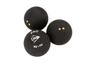 Squashball Dunlop - 2 gelbe Punkte (3 St.)