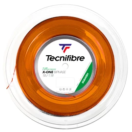 Squashsaite Tecnifibre String X-One Orange 1,18 mm - Rolle 200 m