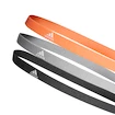 Stirnband adidas Hairband 3pack Orange/Grey/Black