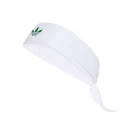 Stirnband adidas  Tennis Tieband White/Green