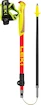 Stöcke für Trailrunning Leki  Ultratrail FX Junior, naturalcarbon-bright red-neonyellow, 95 - 110 cm