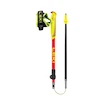 Stöcke für Trailrunning Leki  Ultratrail FX Junior, naturalcarbon-bright red-neonyellow, 95 - 110 cm