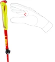 Stöcke für Trailrunning Leki  Ultratrail FX Junior, naturalcarbon-bright red-neonyellow, 95 - 110 cm