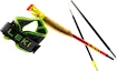 Stöcke für Trailrunning Leki  Ultratrail FX.One Superlite, bright red-neonyellow-naturalcarbon
