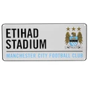 Straßenschild Manchester City FC Window