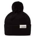 Strickmütze CCM  Pom Casual Black Senior
