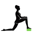 Stufenbox Schildkröt  Yoga Block Grey