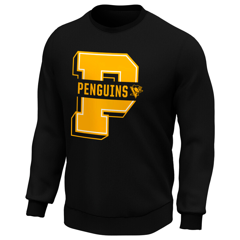 Sweatshirt Fanatics College Letter NHL Pittsburgh Penguins