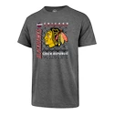 T-shirt 47 Brand Club Tee NHL Chicago Blackhawks Grey GS19