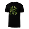 T-shirt 47 Brand Splitter Tee MLB New York Yankees Black/Camo/Green Neon