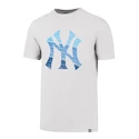 T-shirt 47 Brand Splitter Tee MLB New York Yankees White/Blue Neon