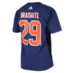 T-Shirt adidas Silver NHL Edmonton Oilers Leon Draisaitl 29