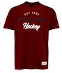 T-Shirt CCM Academy SS Tri Blend Burgundy SR
