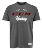 T-Shirt CCM Academy SS Tri Blend Heather Grey SR
