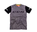 T-Shirt CCM GoDark Tech Tee SS Dark Grey/Black SR