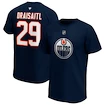 T-shirt Fanatics NHL Edmonton Oilers Leon Draisaitl 29 Navy