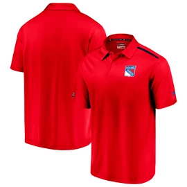 T-shirt Fanatics Rinkside Synthetic Polo NHL New York Rangers