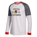 T-shirt Long Sleeve adidas Crew NHL Chicago Blackhawks