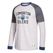 T-shirt Long Sleeve adidas Crew NHL Edmonton Oilers