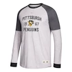 T-shirt Long Sleeve adidas Crew NHL Pittsburgh Penguins
