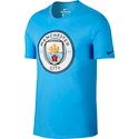 T-Shirt Nike Evergreen Crest Manchester City FC Field Blue