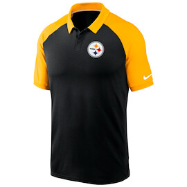 T-shirt Nike Raglan Polo NFL Pittsburgh Steelers