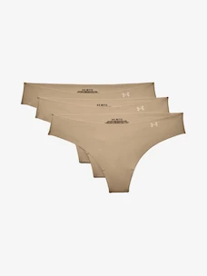 Tangas für Damen Under Armour  PS Thong 3Pack Brown