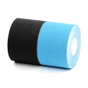 Tape-Band BronVit  Sport kinesiology tape balení 2 x 6m – classic – černá + modrá