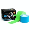 Tape-Band BronVit  Sport kinesiology tape balení 2 x 6m – classic –  modrá + zelená