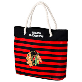 Tasche Forever Collectibles Nautical Stripe Tote Bag NHL Chicago Blackhawks