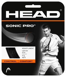 Tennissaite Head Sonic Pro Black 1.30 mm (12 m)