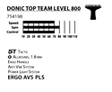 Tischtennisschläger Donic Schildkröt  Top Team 800