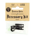 Tubeless-Ventil PEATY'S  X chris king (mk2) black tubeless valves accessory kit (ptv2-accs-blk-12)