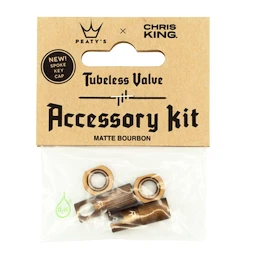 Tubeless-Ventil PEATY'S X chris king (mk2) bourbon tubeless valves accessory kit (ptv2-accs-brb-12)