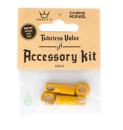 Tubeless-Ventil PEATY'S X chris king (mk2) gold tubeless valves accessory kit (ptv2-accs-gld-12)