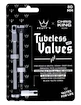 Tubeless-Ventil PEATY'S  X chris king (mk2) silver tubeless valves - 80mm (ptv2-80-sil-12)