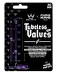 Tubeless-Ventil PEATY'S  X chris king (mk2) violet tubeless valves - 80mm (ptv2-80-vlt-12)