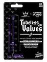 Tubeless-Ventil PEATY'S  X chris king (mk2) violet tubeless valves - 80mm (ptv2-80-vlt-12)