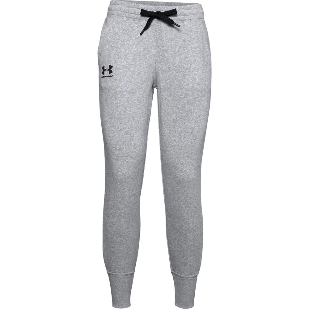 Damen Trainingsanzug Under Armour Rival Fleece Joggers grau Sportega